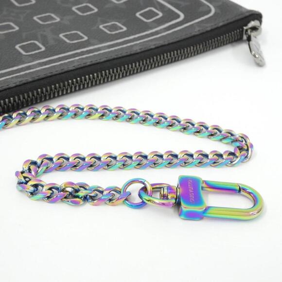 LOUIS VUITTON Black Monogram Pouch - Picture 4 of 6